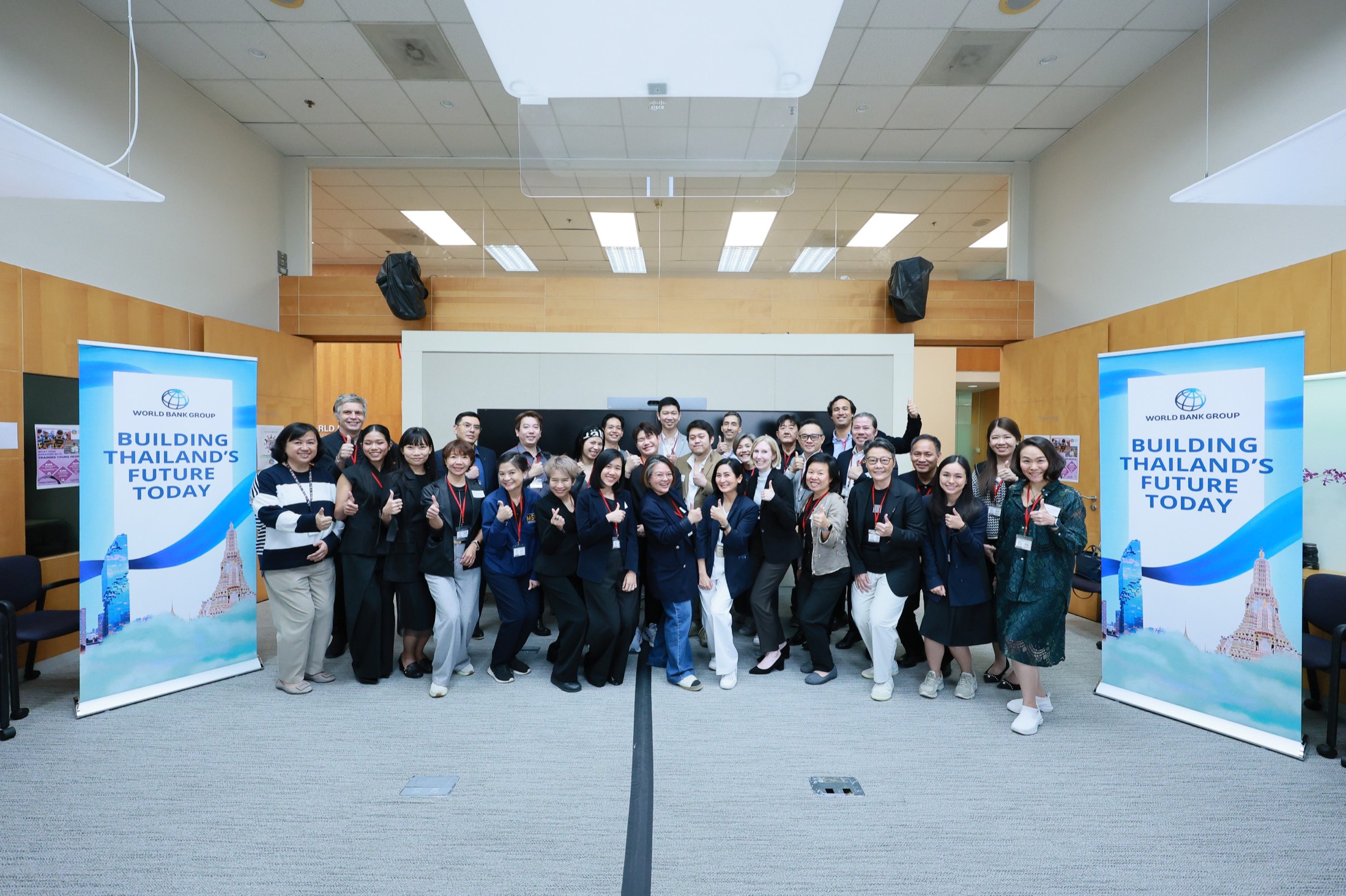 Participants at a sustainable tourism and wellness foresight workshop
