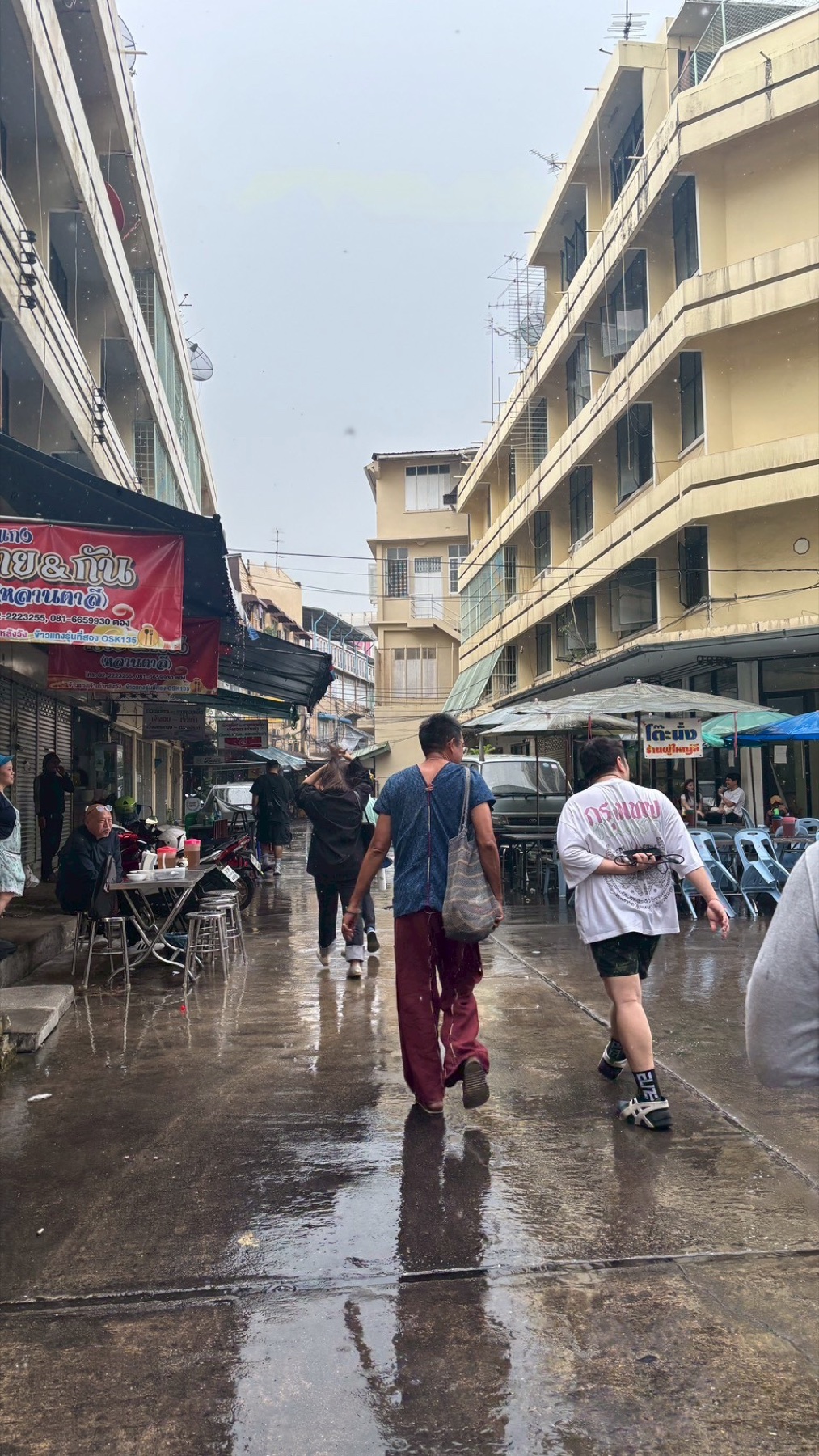 Field observation during a Bangkok route survey